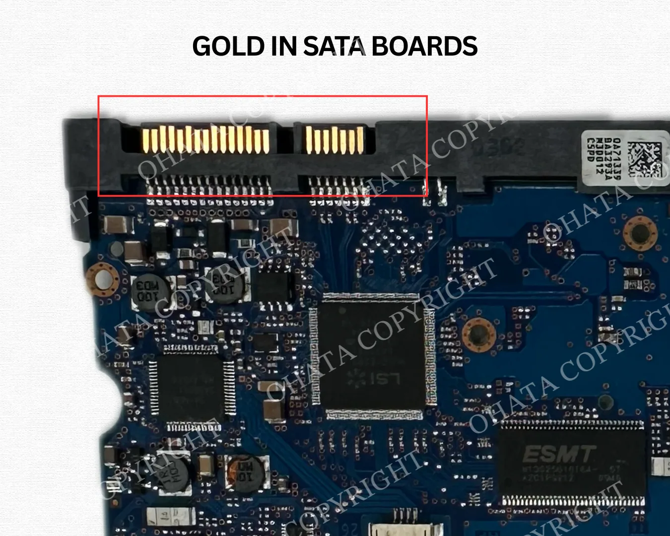 Gold in SATA boards