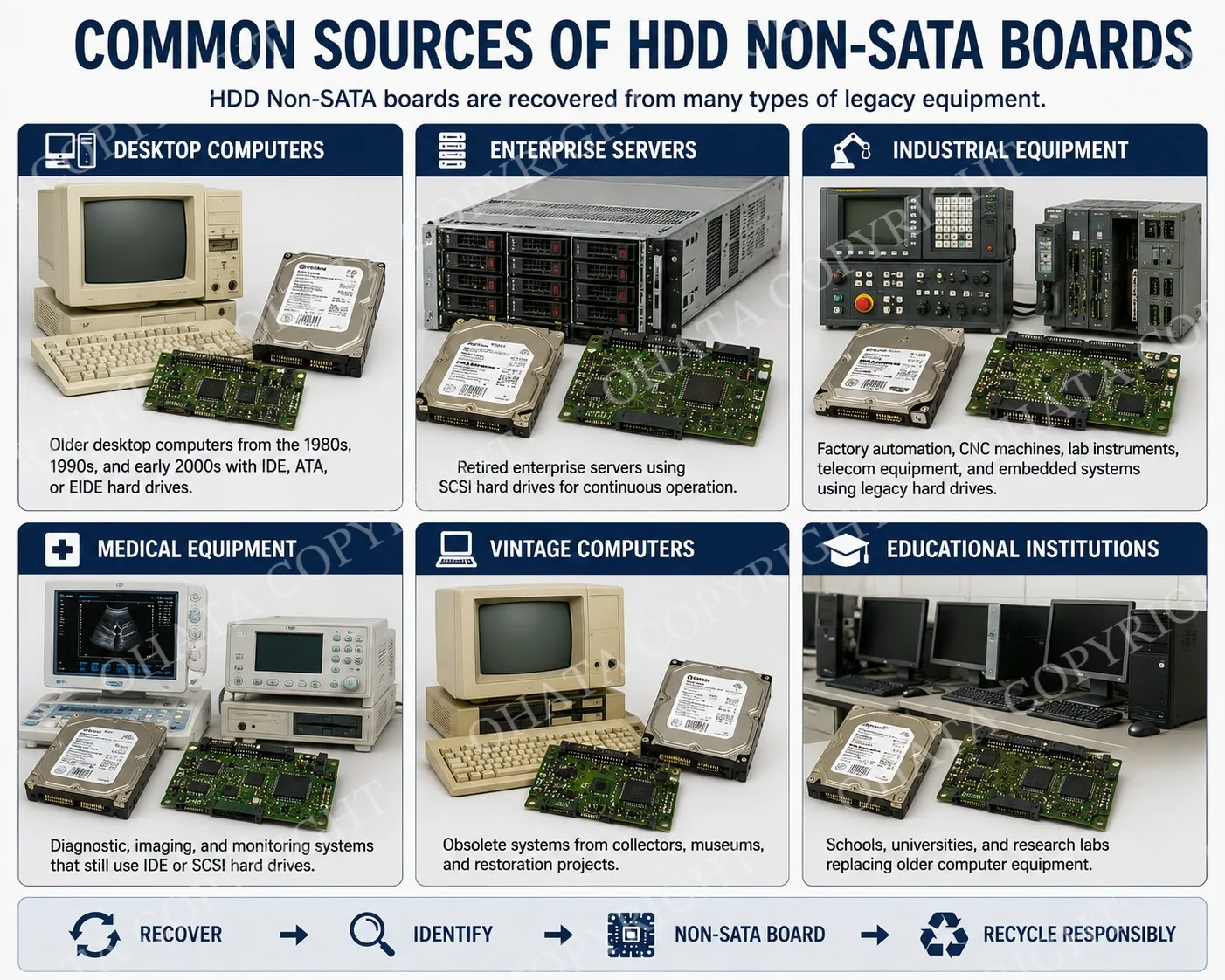 Common Sources of HDD Non-SATA Boards
