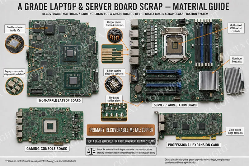 A Grade Circuit Board Scrap Laptop Recycling Value