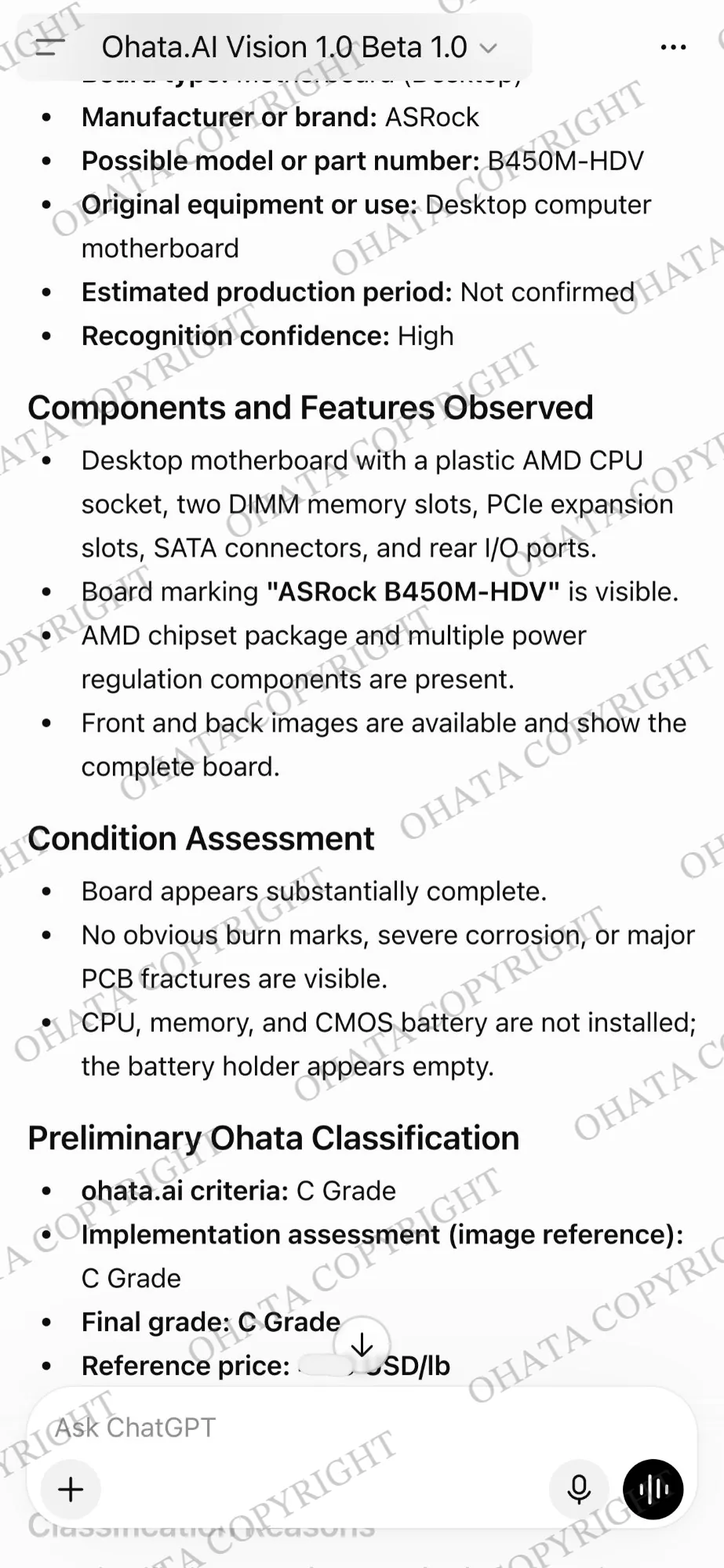 Introducing Ohata.AI Vision 1.0 Beta 1.0 Components Mobile