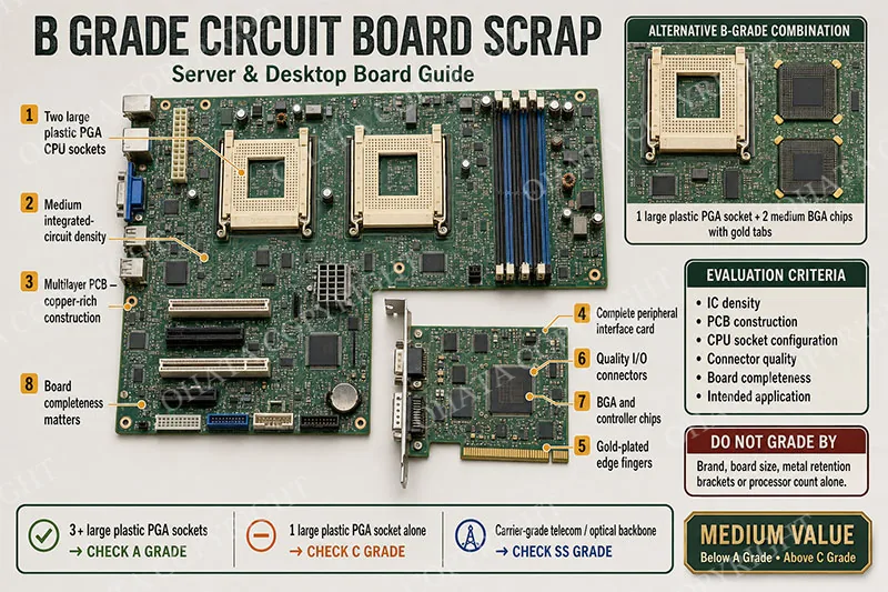B Grade Circuit Board Scrap Server Introduction to B Grade Board Scrap