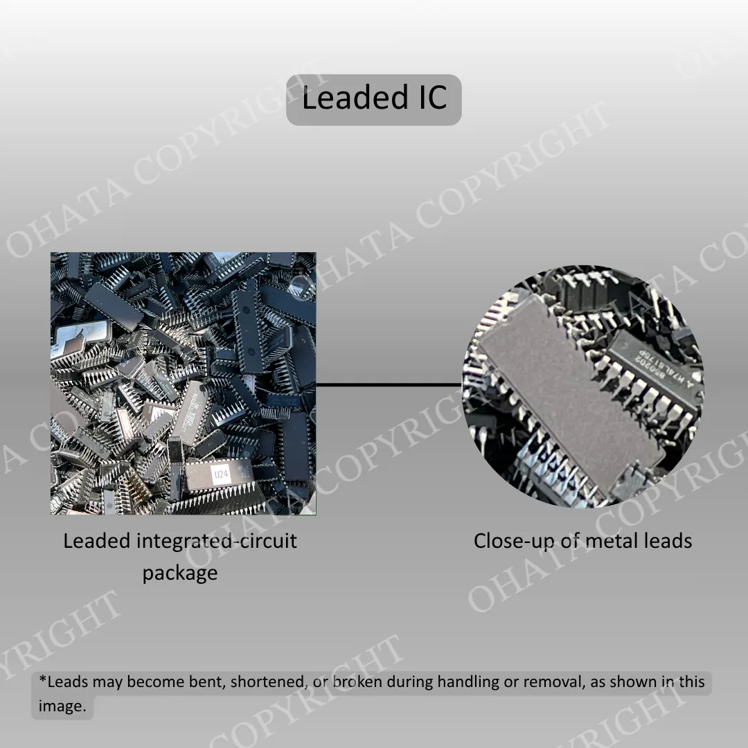 leaded ic metal leads