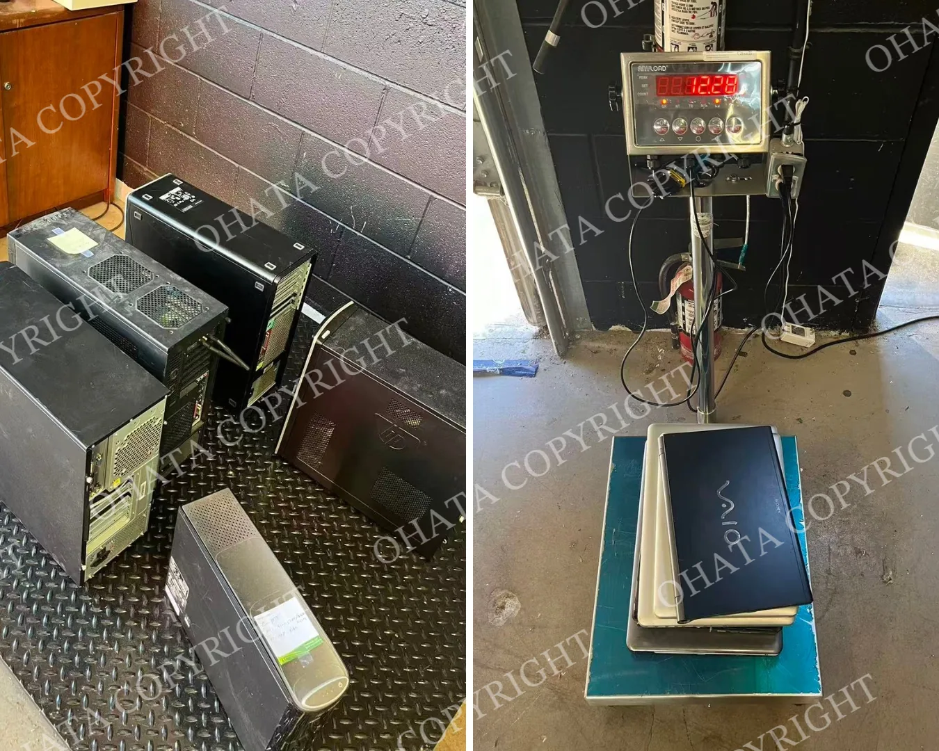 Recent purchase of desktop computers and laptops at the Richmond yard.