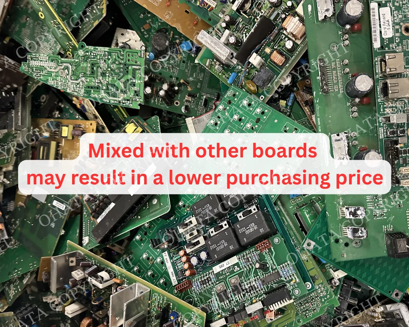 Mixed with other boards may result in a lower purchasing price