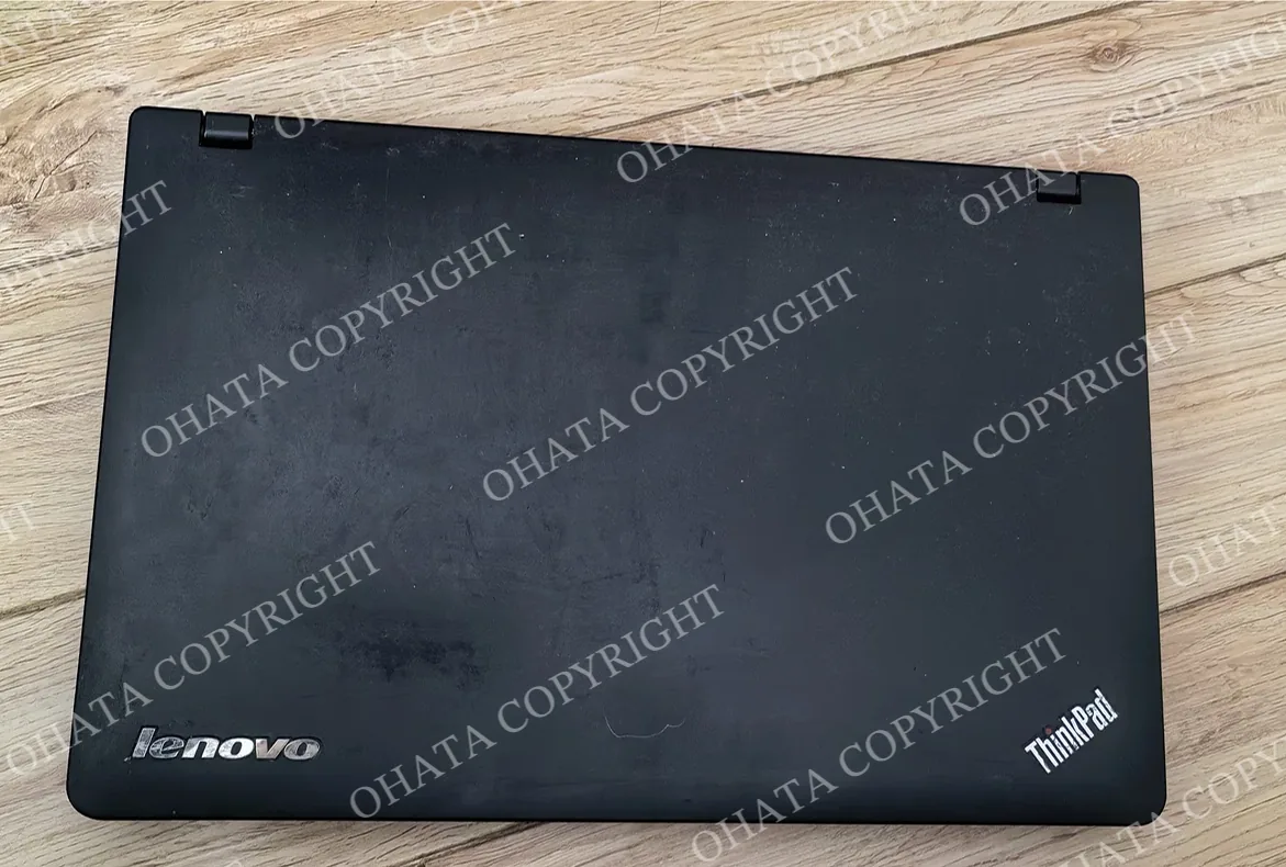 used lenovo thinkpad closed lid ready for recycling