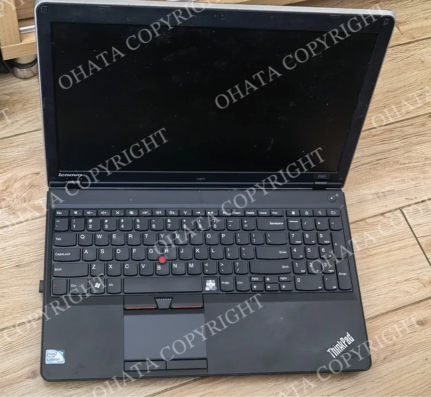 used lenovo thinkpad open with screen and keyboard
